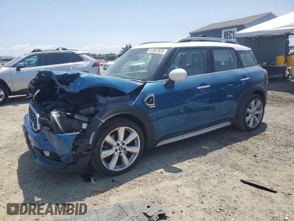 2019 MINI Countryman Cooper S z VIN WMZYT3C58K3E96981, wystawiony jako Copart lot #61567625 z przebiegiem 67 797 mil mil oraz Szkoda całkowita • Salvage title. Historia ofert i sprzedaży dostępna na DreamBid. Obrazek 1.