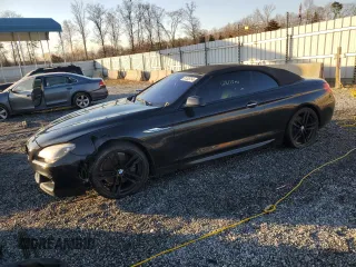 2014 BMW 6 Series 650i with VIN WBAYP9C53ED169386, listed as a Copart auction lot 81335754 with 124,113 mi miles and Salvage Title. Bid and sale history available at carsss.com. Image 1.