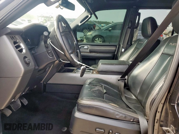 2015 Ford Expedition Max Platinum with VIN 1FMJK1LT5FEF24973, listed as a Copart auction lot 57998415 with 252,476 mi miles and Salvage title. Bid and sale history available at DreamBid. Image 7.