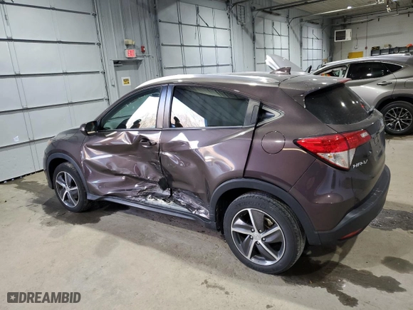 2022 Honda HR-V EX with VIN 3CZRU6H54NM737635, listed as a Copart auction lot 83104484 with 0 mi miles and Salvage Title. Bid and sale history available at carsss.com. Image 2.