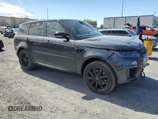 2020 Land Rover Range Rover Sport HST with VIN SALWS2RU0LA746848, listed as a Copart auction lot 49410175 with 33,255 mi miles and Salvage Title. Bid and sale history available at carsss.com. Image 4.