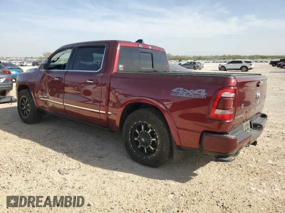 2020 Ram 1500 Limited with VIN 1C6SRFHT1LN371196, listed as a Copart auction lot 49855325 with 44,830 mi miles and Salvage Title. Bid and sale history available at carsss.com. Image 2.