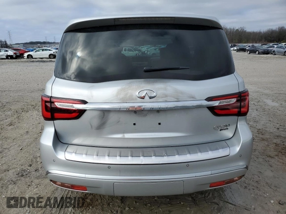 2019 Infiniti QX80 LUXE with VIN JN8AZ2NE1K9230269, listed as a Copart auction lot 39197074 with 97,573 mi miles. Bid and sale history available at carsss.com. Image 6.