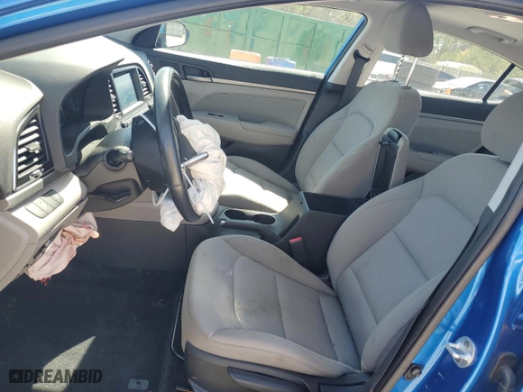 2018 Hyundai Elantra SEL with VIN 5NPD84LF9JH398587, listed as a Copart auction lot 50587155 with 48,380 mi miles and Salvage Title. Bid and sale history available at carsss.com. Image 7.
