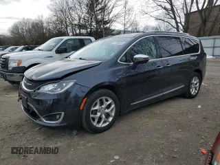 2020 Chrysler Pacifica Limited with VIN 2C4RC1GG5LR163048, listed as a Copart auction lot 47285625 with 129,828 mi miles and Salvage title. Bid and sale history available at DreamBid. Image 1.