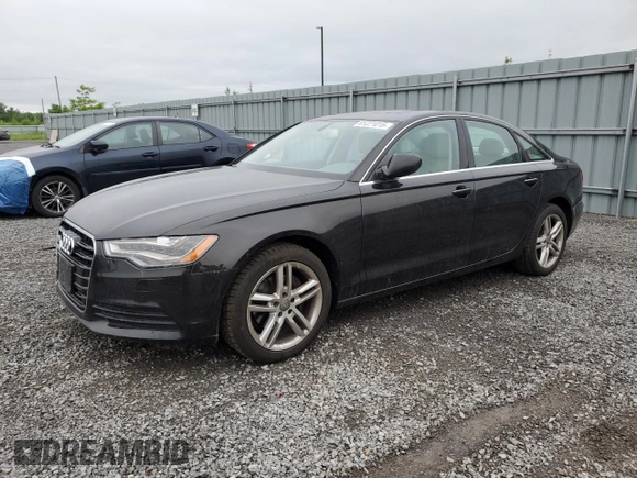 2013 Audi A6 with VIN WAUHFCFC1DN036175, listed as a Copart auction lot 61221015 with 135,750 mi miles and Clean title. Bid and sale history available at DreamBid. Image 1.