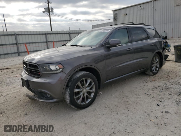 2017 Dodge Durango GT with VIN 1C4RDJDG5HC850872, listed as a Copart auction lot 50135085 with 113,469 mi miles and Salvage Title. Bid and sale history available at carsss.com. Image 1.