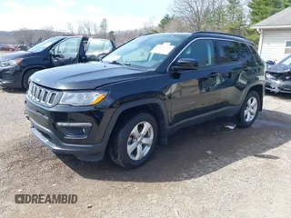 2018 Jeep Compass Latitude with VIN 3C4NJDBBXJT131370, listed as a IAAI auction lot 41850288 with 64,647 mi miles. Bid and sale history available at carsss.com. Image 19.