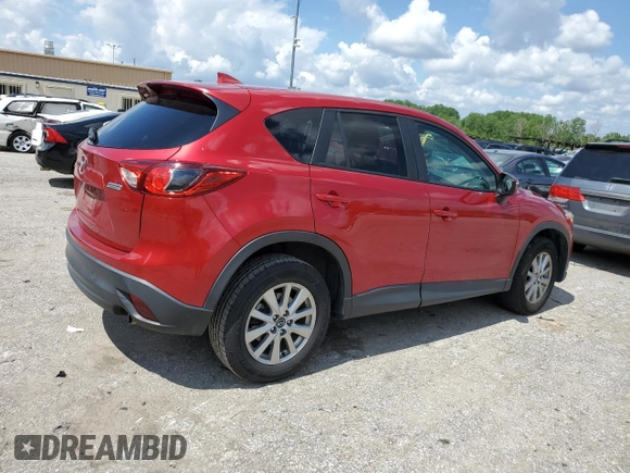 2016 Mazda CX-5 Touring with VIN JM3KE2CY0G0627886, listed as a Copart auction lot 55207054 with 95,884 mi miles and Salvage Title. Bid and sale history available at carsss.com. Image 3.