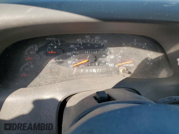 2001 Ford F-350 XL with VIN 1FTSF31L91EB39274, listed as a Copart auction lot 82764964 with 81,117 mi miles and Salvage Title. Bid and sale history available at DreamBid. Image 9.