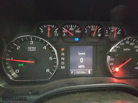 2016 Chevrolet Silverado 1500 Custom with VIN 1GCVKPEC8GZ250314, listed as a Copart auction lot 86489844 with 126,538 mi miles and Clean Title. Bid and sale history available at carsss.com. Image 9.