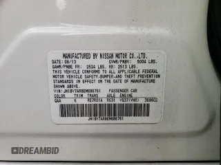 2014 Infiniti Q50 Premium with VIN JN1BV7AR8EM686761, listed as a Copart auction lot 49650385 with 157,113 mi miles and Salvage Title. Bid and sale history available at carsss.com. Image 12.