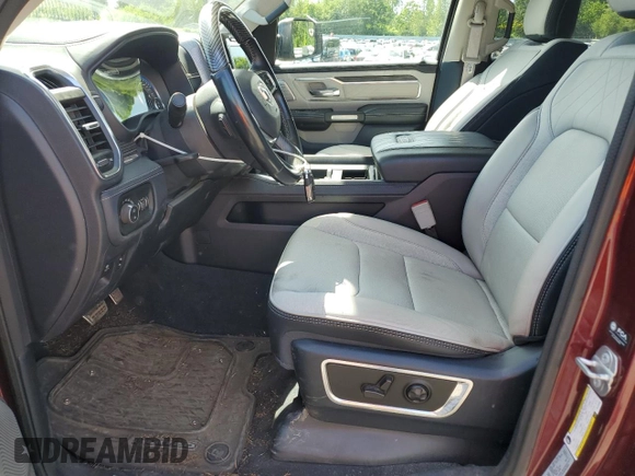 2022 Ram 1500 Limited with VIN 1C6SRFHM8NN192388, listed as a Copart auction lot 55816105 with 22,971 mi miles and Salvage title. Bid and sale history available at DreamBid. Image 7.