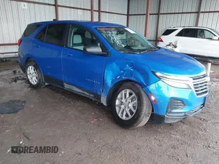2024 Chevrolet Equinox LS с VIN 3GNAXHEG7RL123497, выставлен на аукционе IAAI как лот 42099988 с пробегом 43 777 миль миль и . История ставок и продаж доступна на DreamBid. Изображение 1.