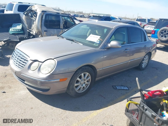 2008 Kia Amanti with VIN KNALD125985143704, listed as a IAAI auction lot 41735240 with 1 mi miles. Bid and sale history available at carsss.com. Image 16.