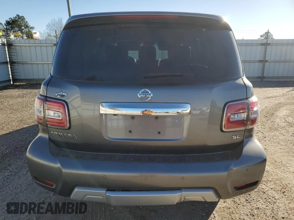 2017 Nissan Armada SL with VIN JN8AY2NDXH9005755, listed as a Copart auction lot 86958944 with 166,319 mi miles and Clean Title. Bid and sale history available at carsss.com. Image 6.