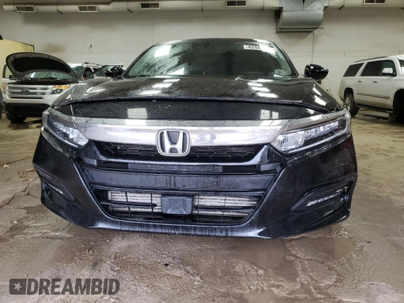 2018 Honda Accord EX with VIN 1HGCV1F47JA059753, listed as a Copart auction lot 42941505 with 77,516 mi miles and Clean Title. Bid and sale history available at DreamBid. Image 5.