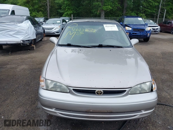 1999 Toyota Corolla VE with VIN 2T1BR12E9XC204275, listed as a IAAI auction lot 42231622 with 180,732 mi miles and . Bid and sale history available at DreamBid. Image 12.
