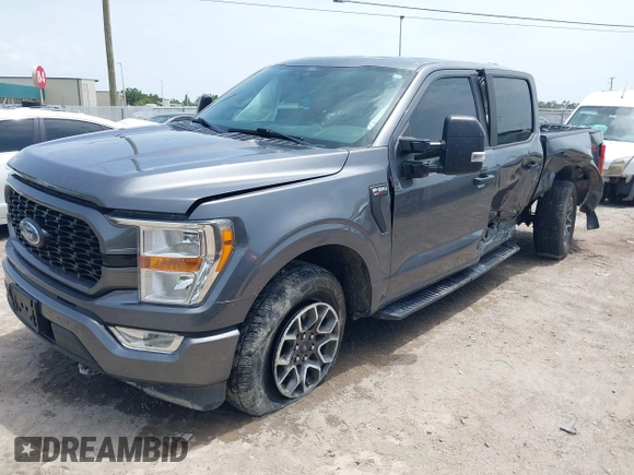 2021 Ford F-150 XL with VIN 1FTEW1EP6MFA07747, listed as a IAAI auction lot 42426426 with 73,586 mi miles and . Bid and sale history available at DreamBid. Image 17.