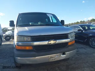 2013 Chevrolet Express Passenger 1LT with VIN 1GAZG1FA6D1103764, listed as a IAAI auction lot 41173886 with 470,000 mi miles. Bid and sale history available at carsss.com. Image 13.