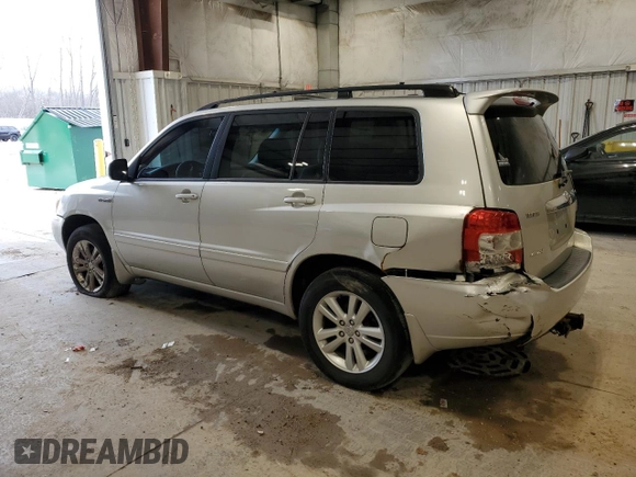 2007 Toyota Highlander Hybrid with VIN JTEHW21A270038923, listed as a Copart auction lot 53184065 with 289,365 mi miles and Clean Title. Bid and sale history available at carsss.com. Image 2.