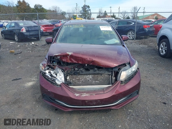 2015 Honda Civic EX with VIN 2HGFB2F86FH507438, listed as a IAAI auction lot 41763248 with 149,860 mi miles and . Bid and sale history available at carsss.com. Image 12.