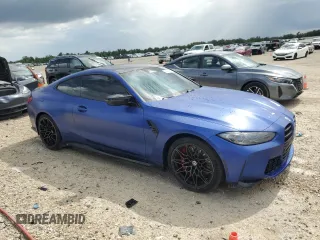 2023 BMW M4 Competition xDrive with VIN WBS43AZ04PCL39055, listed as a Copart auction lot 59285034 with 29,554 mi miles and Non Repairable. Bid and sale history available at carsss.com. Image 4.