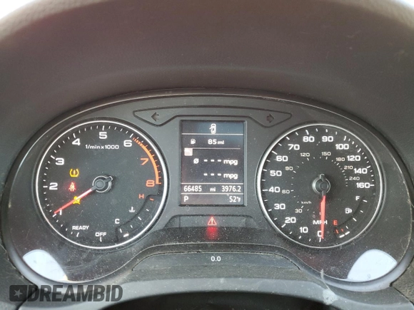 2017 Audi A3 Sedan Premium with VIN WAUB8GFF0H1025943, listed as a Copart auction lot 77510593 with 66,485 mi miles. Bid and sale history available at carsss.com. Image 9.