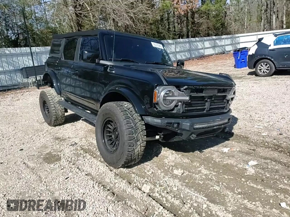 2022 Ford Bronco with VIN 1FMEE5BPXNLB48396, listed as a Copart auction lot 45375945 with 23,960 mi miles and Salvage title. Bid and sale history available at DreamBid. Image 12.