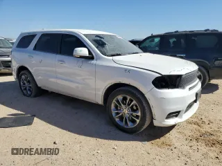 2019 Dodge Durango GT Plus with VIN 1C4RDHDG1KC769125, listed as a Copart auction lot 48247185 with 116,265 mi miles and Salvage Title. Bid and sale history available at carsss.com. Image 4.