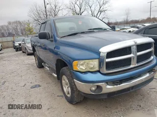 2004 Dodge 1500 SLT with VIN 1D7HU18NX4S606645, listed as a IAAI auction lot 41041951 with 180,862 mi miles. Bid and sale history available at carsss.com. Image 1.