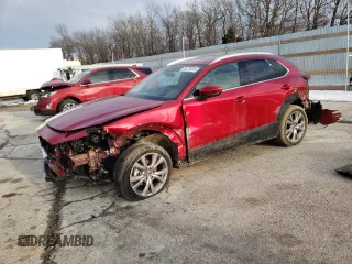 2022 Mazda CX-30 S Premium with VIN 3MVDMBDL2NM402904, listed as a Copart auction lot 88276205 with 29,140 mi miles and Salvage Title. Bid and sale history available at carsss.com. Image 1.