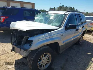 2004 Jeep Grand Cherokee Laredo with VIN 1J4GW48S94C395238, listed as a IAAI auction lot 41860025 with 1 mi miles. Bid and sale history available at carsss.com. Image 2.