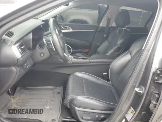 2020 Genesis G70 3.3T with VIN KMTG54LE8LU048052, listed as a Copart auction lot 88071305 with 42,502 mi miles and Salvage Title. Bid and sale history available at DreamBid. Image 7.