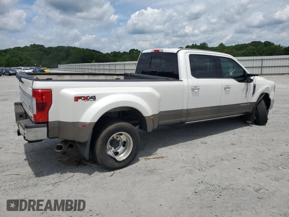 2019 Ford F-350 XL with VIN 1FT8W3DT9KEG33741, listed as a Copart auction lot 59257985 with 60,618 mi miles and Salvage title. Bid and sale history available at DreamBid. Image 3.