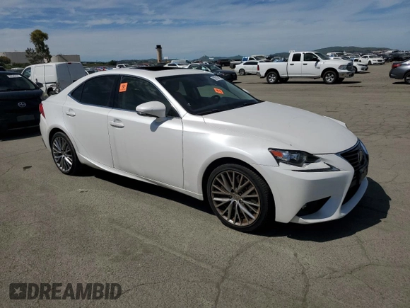 2016 Lexus IS 200t with VIN JTHBA1D25G5032218, listed as a Copart auction lot 52015415 with Not Provided miles and Salvage Title. Bid and sale history available at DreamBid. Image 4.