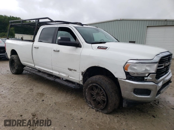 2019 Ram 2500 Big Horn with VIN 3C6UR5JL7KG529979, listed as a Copart auction lot 71635044 with 227,547 mi miles and Salvage Title. Bid and sale history available at carsss.com. Image 4.