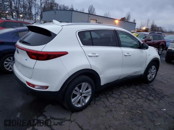2018 Kia Sportage LX with VIN KNDPMCAC2J7326808, listed as a Copart auction lot 84875434 with 64,208 mi miles and Salvage Title. Bid and sale history available at carsss.com. Image 3.
