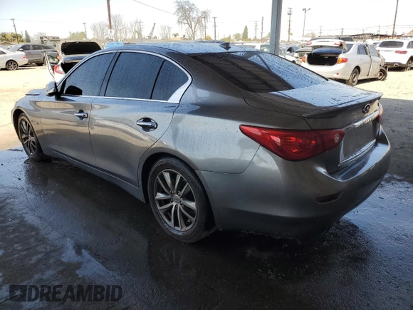 2015 Infiniti Q50 Premium with VIN JN1BV7AP4FM352677, listed as a Copart auction lot 51815065 with 115,849 mi miles and Salvage Title. Bid and sale history available at carsss.com. Image 2.
