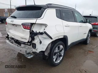 2020 Jeep Compass Limited with VIN 3C4NJDCB3LT120356, listed as a IAAI auction lot 41786779 with 32,396 mi miles and . Bid and sale history available at DreamBid. Image 4.
