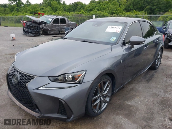 2018 Lexus IS 300 with VIN JTHC81D2XJ5026860, listed as a IAAI auction lot 42183444 with 58,972 mi miles and . Bid and sale history available at DreamBid. Image 2.