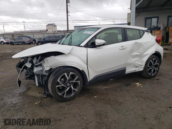 2019 Toyota C-HR XLE with VIN JTNKHMBX5K1038495, listed as a Copart auction lot 48572195 with 66,126 mi miles and Salvage Title. Bid and sale history available at DreamBid. Image 1.