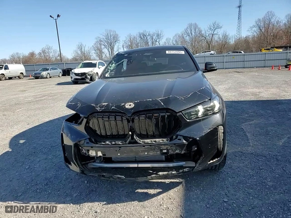2024 BMW X6 xDrive40i with VIN 5UX33EX0XR9U90218, listed as a Copart auction lot 48753995 with 14,259 mi miles and Salvage Title. Bid and sale history available at carsss.com. Image 12.