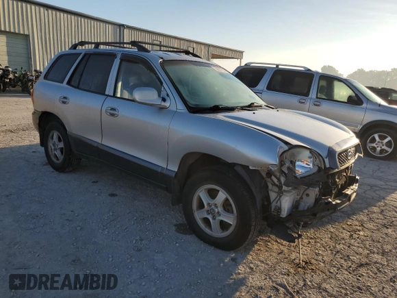 2003 Hyundai Santa Fe GLS with VIN KM8SC73D43U449620, listed as a Copart auction lot 72917714 with 113,766 mi miles and Salvage Title. Bid and sale history available at carsss.com. Image 4.