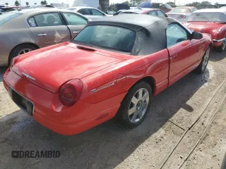 2002 Ford Thunderbird Hardtop Premium with VIN 1FAHP60AX2Y101373, listed as a Copart auction lot 76175484 with Not Provided miles and Non Repairable. Bid and sale history available at DreamBid. Image 3.