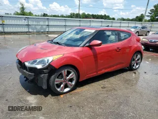 2013 Hyundai Veloster w/Gray Int with VIN KMHTC6AD1DU109828, listed as a Copart auction lot 61573395 with 168,459 mi miles and Salvage title. Bid and sale history available at DreamBid. Image 1.