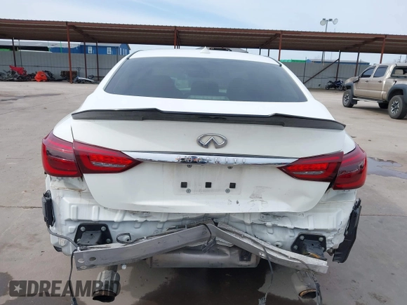 2021 Infiniti Q50 3.0t LUXE with VIN JN1EV7BP8MM706340, listed as a IAAI auction lot 41741217 with 63,212 mi miles. Bid and sale history available at carsss.com. Image 6.