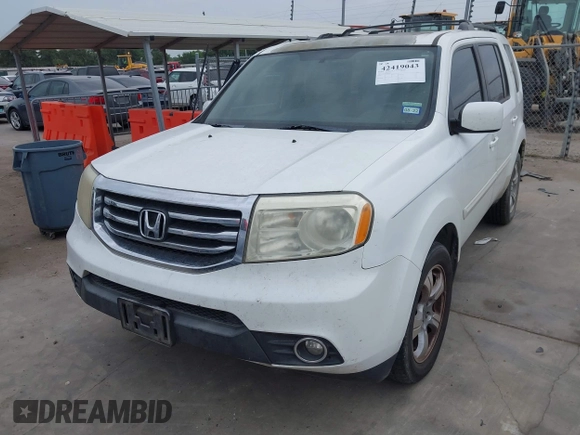 2013 Honda Pilot EX-L with VIN 5FNYF3H76DB003867, listed as a IAAI auction lot 42419043 with 175,632 mi miles and . Bid and sale history available at DreamBid. Image 17.