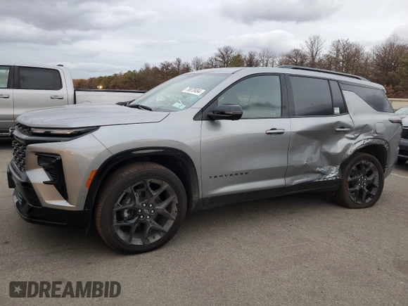 2024 Chevrolet Traverse AWD RS with VIN 1GNEVLKS2RJ155199, listed as a Copart auction lot 78870494 with 6,491 mi miles and Salvage Title. Bid and sale history available at carsss.com. Image 1.
