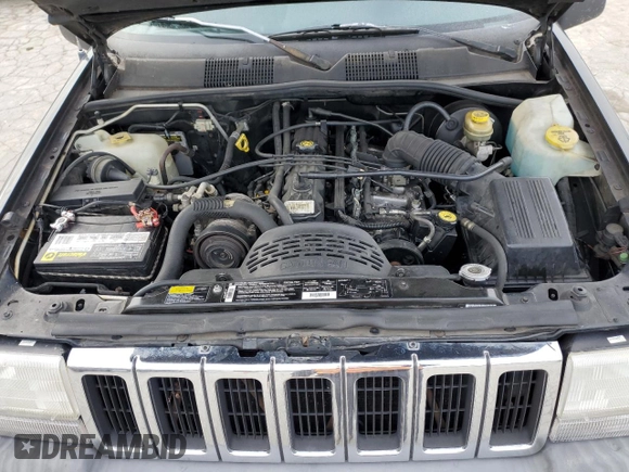 1997 Jeep Grand Cherokee TSi with VIN 1J4FX58S3VC689718, listed as a Copart auction lot 41774185 with 0 mi miles and Clean Title. Bid and sale history available at carsss.com. Image 12.